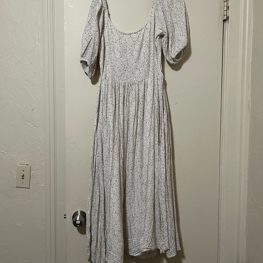Little cottonwood floral linen dress